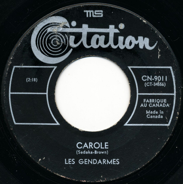 Les Gendarmes - C'est Moi / Carole | Citation (CN-9011) - 2