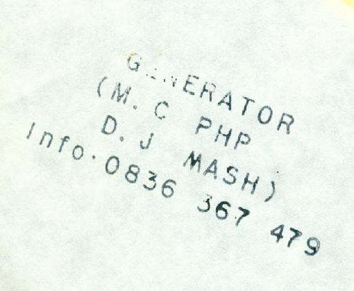 Generator - Narcomaniac / Belgium Calling | Not On Label (MA 1) - 2