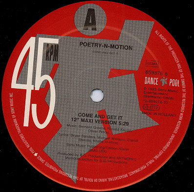 Poetry 'N' Motion - Come And Get It | Dance Pool (659376 6)