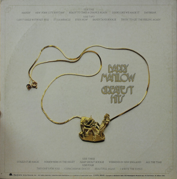 Barry Manilow - Greatest Hits | Arista (2 ARS 39049) - 4