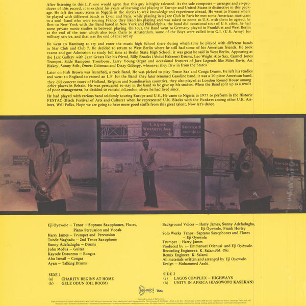 Eji Oyewole - Charity Begins At Home | BBE (BBE339ALP) - 2 Eji Oyewole - Charity Begins At Home | BBE (BBE339ALP) - 2