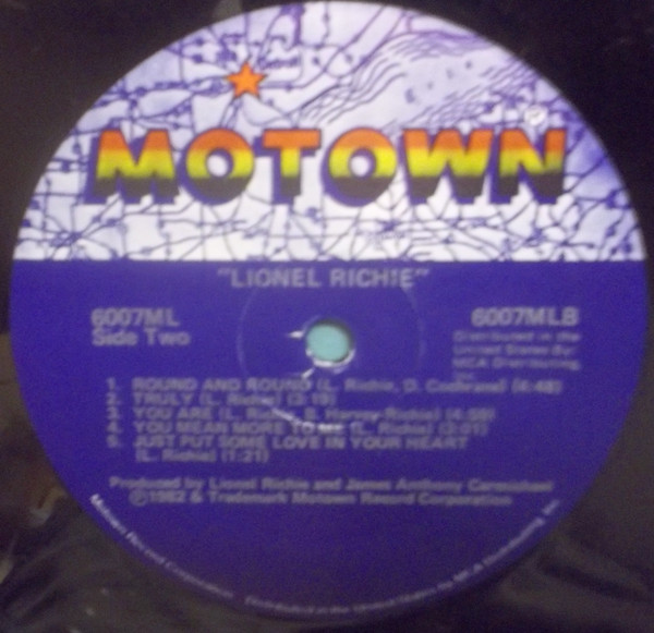 Lionel Richie - Lionel Richie | Motown (6007ML) - 4 Lionel Richie - Lionel Richie | Motown (6007ML) - 4