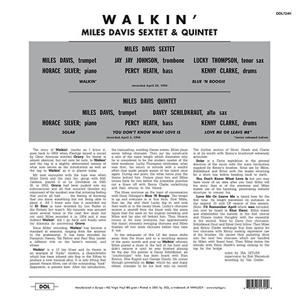 Miles Davis All Stars - Walkin' | DOL (DOL724H) - 2 Miles Davis All Stars - Walkin' | DOL (DOL724H) - 2