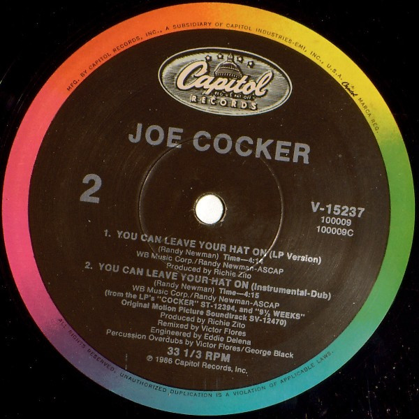 Joe Cocker - You Can Leave Your Hat On | Capitol Records (V-15237) - 3 Joe Cocker - You Can Leave Your Hat On | Capitol Records (V-15237) - 3