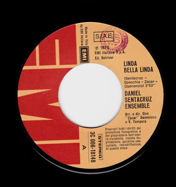 Daniel Sentacruz Ensemble - Linda Bella Linda | EMI (3 C006-18148) - 3