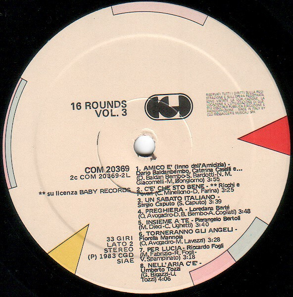 Various - 16 Rounds N. 3 | CGD (COM 20369) - 4