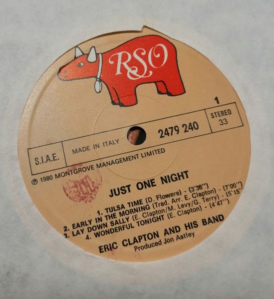 Eric Clapton - Just One Night | RSO (2658 135) - 3 Eric Clapton - Just One Night | RSO (2658 135) - 3
