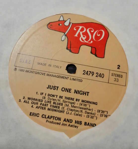 Eric Clapton - Just One Night | RSO (2658 135) - 4 Eric Clapton - Just One Night | RSO (2658 135) - 4