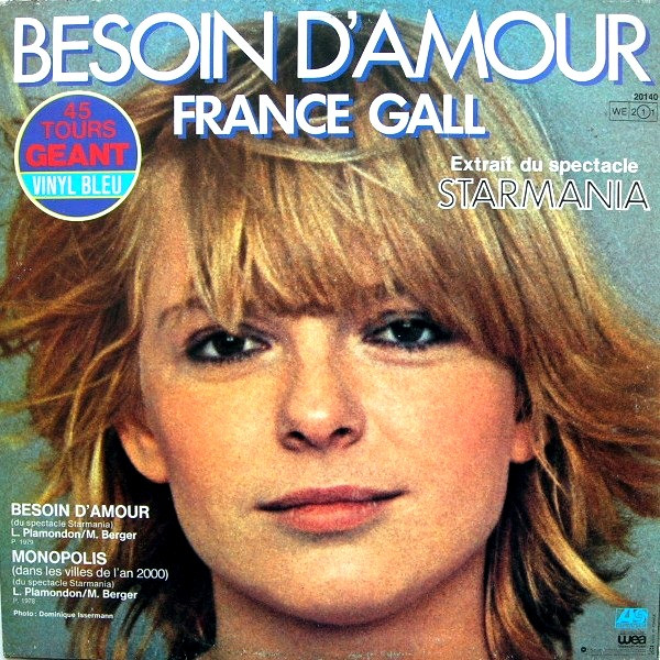 France Gall - Besoin D'Amour | Atlantic (20140) - 2 France Gall - Besoin D'Amour | Atlantic (20140) - 2