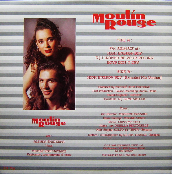 Moulin Rouge - The  Megamix / High Energy Boy | Expanded Music (EX 51Y) - 2