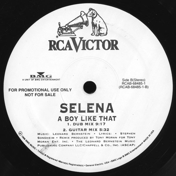 Selena - A Boy Like That (The Remixes) | RCA Victor (RCAB-68485-1) - 2