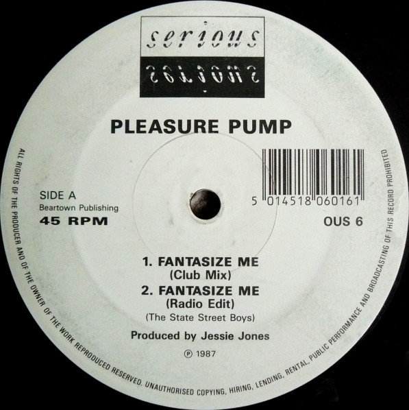 Pleasure Pump - Fantasize Me | Serious Records (OUS 6) - main Pleasure Pump - Fantasize Me | Serious Records (OUS 6) - main
