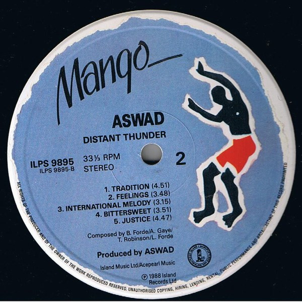 Aswad - Distant Thunder | Mango (ILPS 9895) - 2 Aswad - Distant Thunder | Mango (ILPS 9895) - 2