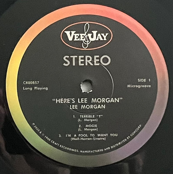 Lee Morgan - Here's Lee Morgan | Vee Jay Records (CR00857) - 4 Lee Morgan - Here's Lee Morgan | Vee Jay Records (CR00857) - 4