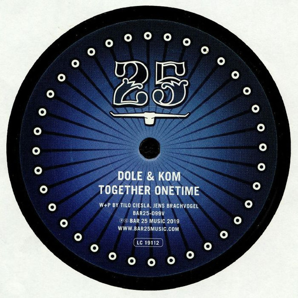 Dole & Kom - Together Onetime | BAR25 (BAR25-099V)