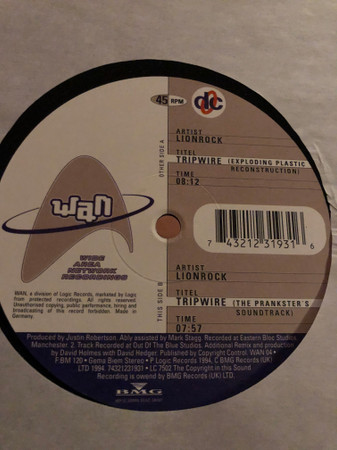 Lionrock - Tripwire | Wide Area Network Recordings (WAN 04) - main Lionrock - Tripwire | Wide Area Network Recordings (WAN 04) - main