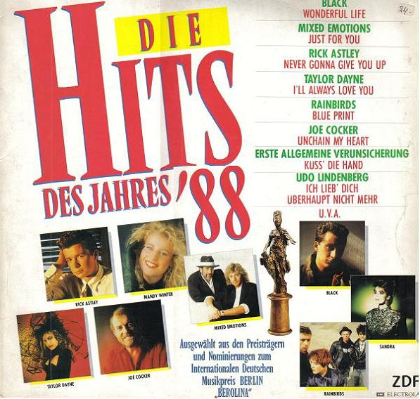 Various - Die Hits Des Jahres '88 | EMI (1C 088 7 91037 1) Various - Die Hits Des Jahres '88 | EMI (1C 088 7 91037 1)