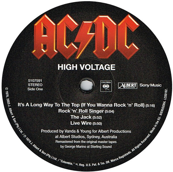 AC/DC - High Voltage | Columbia (5107591) - 3 AC/DC - High Voltage | Columbia (5107591) - 3
