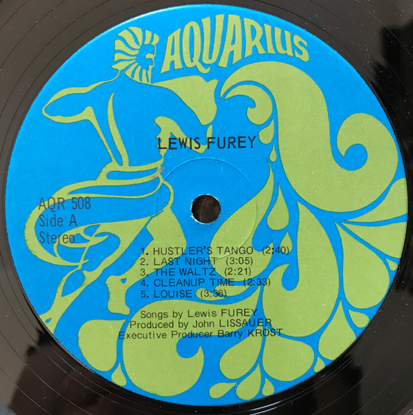 Lewis Furey - Lewis Furey [Vinyl] | Aquarius Records (AQR 508) - 2