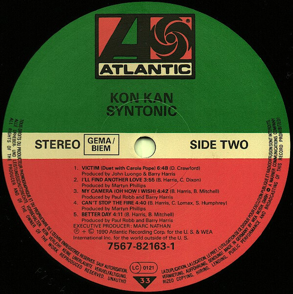 Kon Kan - Syntonic | Atlantic (7567-82163-1) - 4