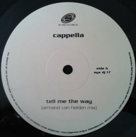 Cappella - Tell Me The Way | Systematic (SYSDJ 17) - 2 Cappella - Tell Me The Way | Systematic (SYSDJ 17) - 2