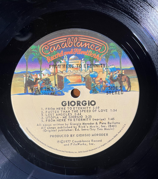 Giorgio Moroder - From Here To Eternity | Casablanca (NBLP 7065) - 3 Giorgio Moroder - From Here To Eternity | Casablanca (NBLP 7065) - 3