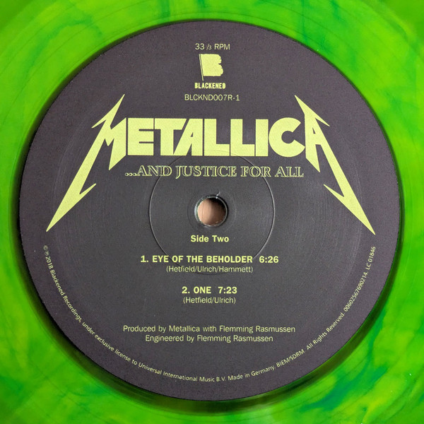 Metallica - … And Justice For All | Blackened Recordings (BLCKND007R-1) - 4 Metallica - … And Justice For All | Blackened Recordings (BLCKND007R-1) - 4
