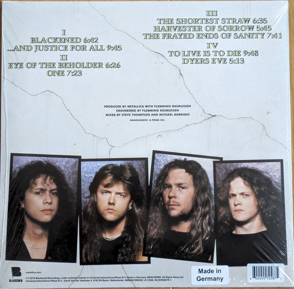 Metallica - … And Justice For All | Blackened Recordings (BLCKND007R-1) - 2 Metallica - … And Justice For All | Blackened Recordings (BLCKND007R-1) - 2