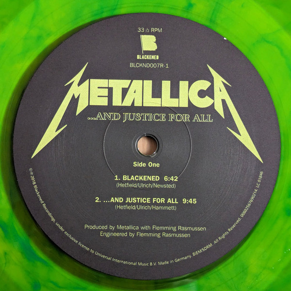 Metallica - … And Justice For All | Blackened Recordings (BLCKND007R-1) - 3 Metallica - … And Justice For All | Blackened Recordings (BLCKND007R-1) - 3