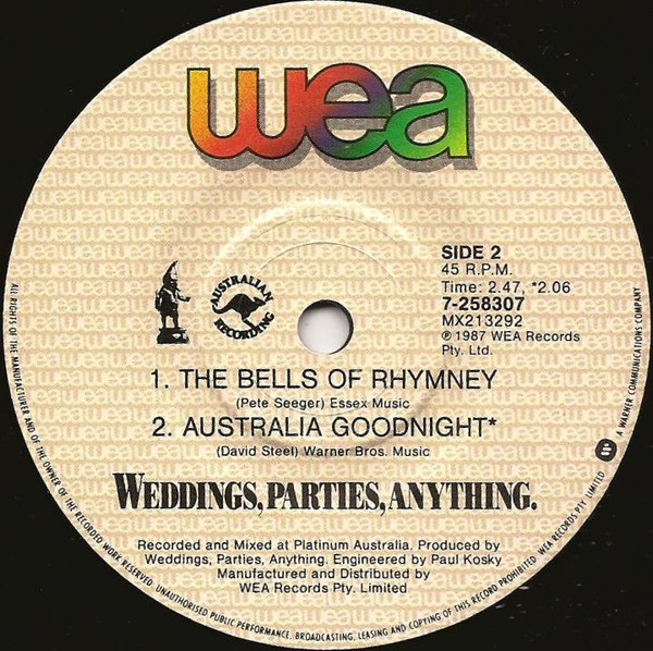 Weddings, Parties, Anything - Shotgun Wedding | WEA (7-258307) - 4 Weddings, Parties, Anything - Shotgun Wedding | WEA (7-258307) - 4