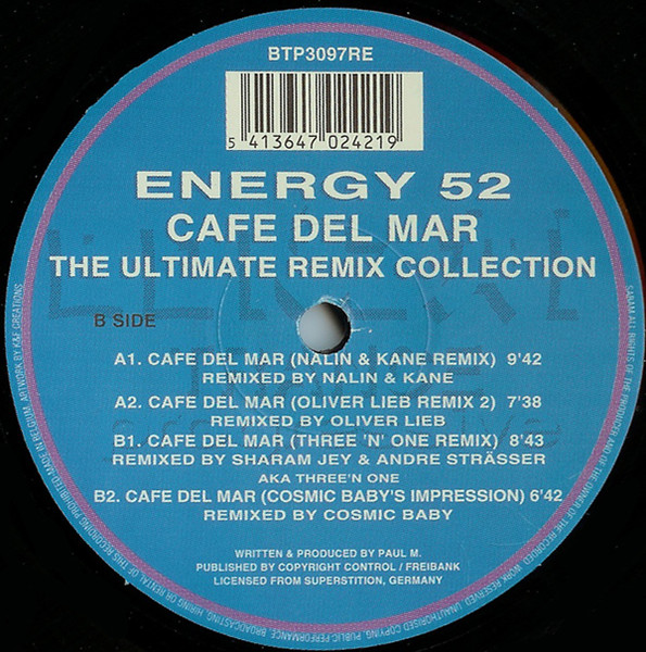 Energy 52 - Café Del Mar - The Ultimate Remix Collection | Bonzai Trance Progressive (BTP3097RE) - 4 Energy 52 - Café Del Mar - The Ultimate Remix Collection | Bonzai Trance Progressive (BTP3097RE) - 4