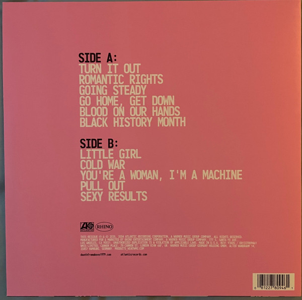 Death From Above 1979 - You're A Woman, I'm A Machine | Rhino Records (RCV1 93405) - 2 Death From Above 1979 - You're A Woman, I'm A Machine | Rhino Records (RCV1 93405) - 2