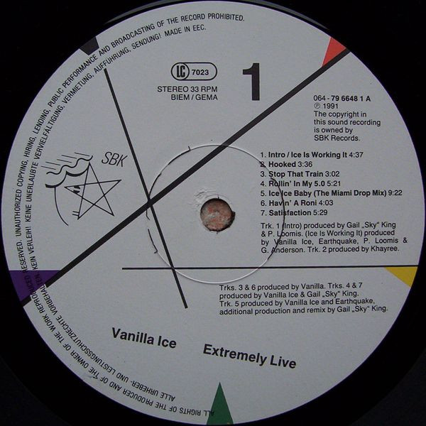 Vanilla Ice - Extremely Live | SBK Records (7 96648 1) - 3 Vanilla Ice - Extremely Live | SBK Records (7 96648 1) - 3