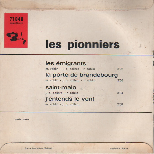 Les Pionniers - Les Emigrants | Barclay (71.040) - 2