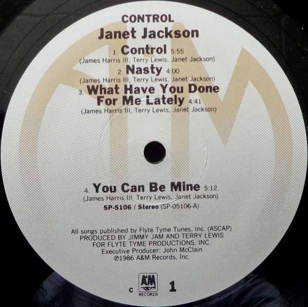 Janet Jackson - Control | A&M Records (SP-5106) - 4 Janet Jackson - Control | A&M Records (SP-5106) - 4