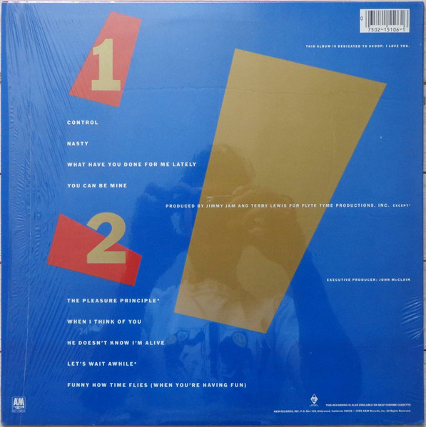 Janet Jackson - Control | A&M Records (SP-5106) - 2 Janet Jackson - Control | A&M Records (SP-5106) - 2