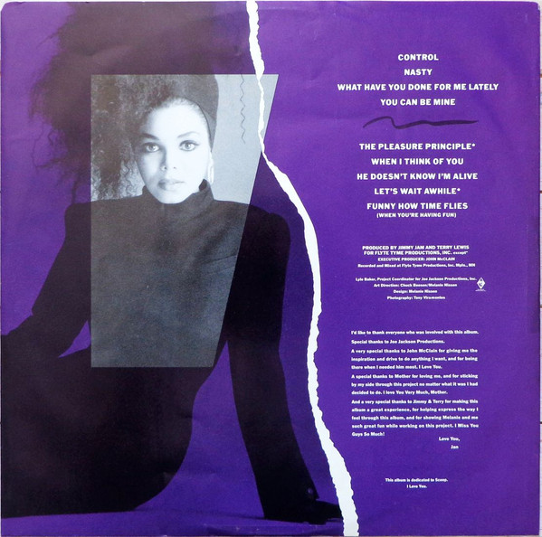 Janet Jackson - Control | A&M Records (SP-5106) - 3 Janet Jackson - Control | A&M Records (SP-5106) - 3
