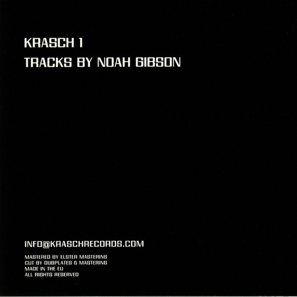 Noah Gibson - Krasch 1 | Krasch Records (KRASCH 1)
