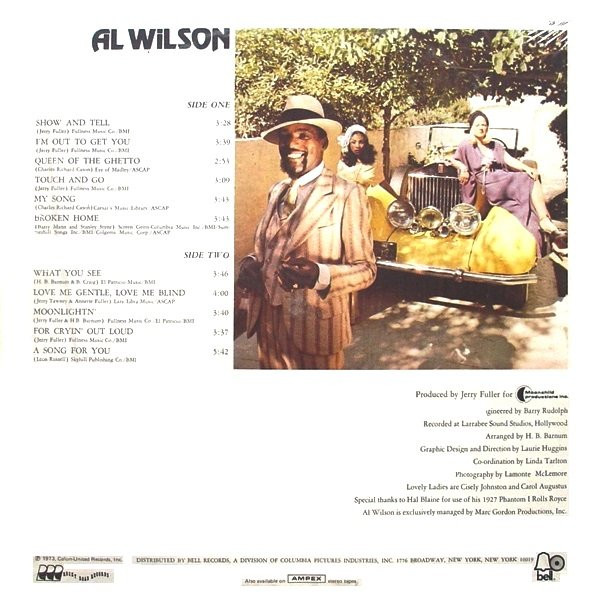 Al Wilson - Show And Tell | Rocky Road Records (RR 3601) - 2