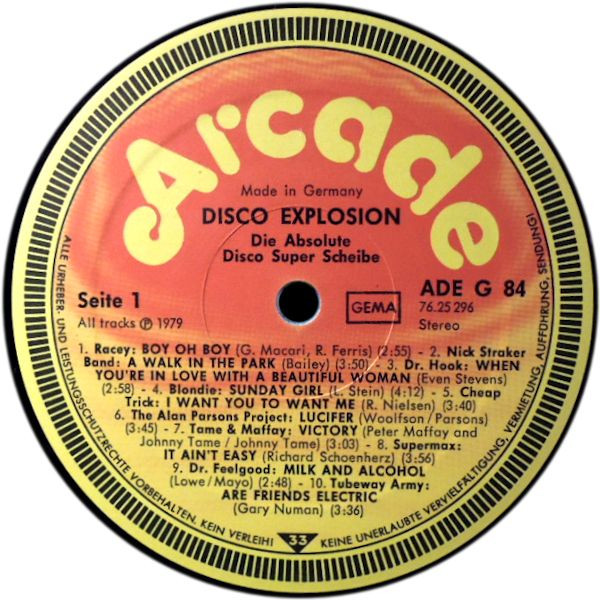 Various - Disco Explosion (Die Absolute Disco Super Scheibe) | Arcade (ADE G 84) - 3
