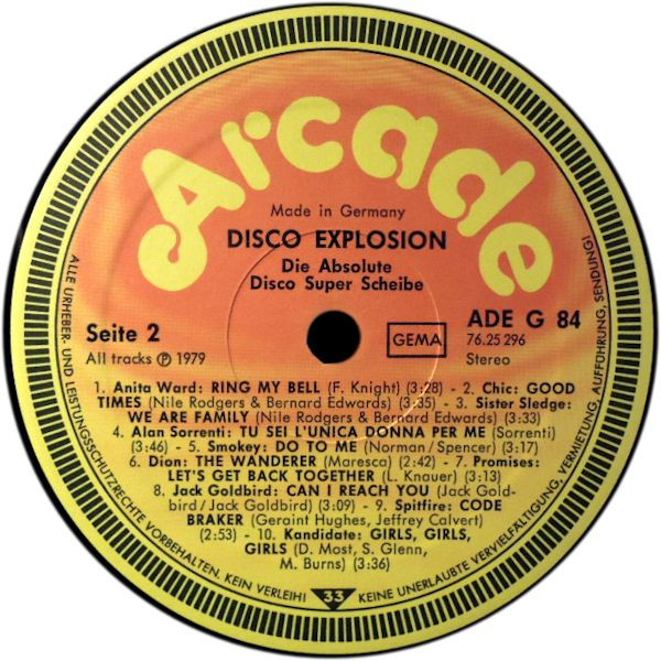 Various - Disco Explosion (Die Absolute Disco Super Scheibe) | Arcade (ADE G 84) - 4