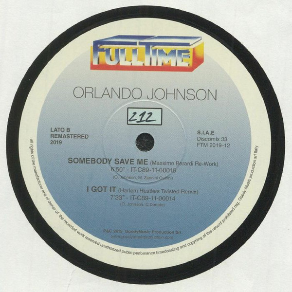 Orlando Johnson - Turn The Music On | Full Time Records (FTM 2019-12) - 2 Orlando Johnson - Turn The Music On | Full Time Records (FTM 2019-12) - 2