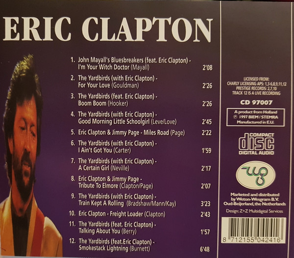 Eric Clapton - Eric Clapton | Weton-Wesgram (CD 97007) - 2