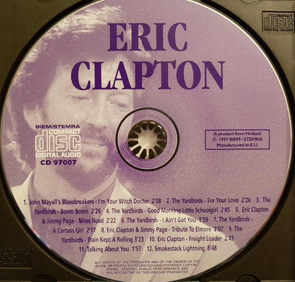 Eric Clapton - Eric Clapton | Weton-Wesgram (CD 97007) - 3
