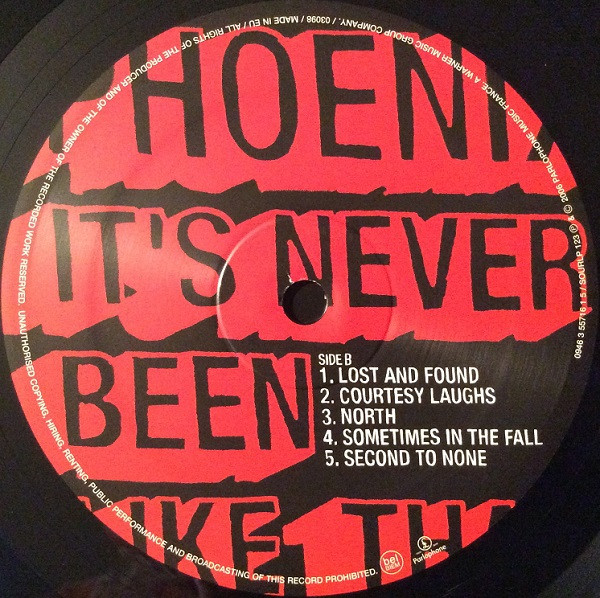 Phoenix - It's Never Been Like That | Parlophone (SOURLP 123) - 4