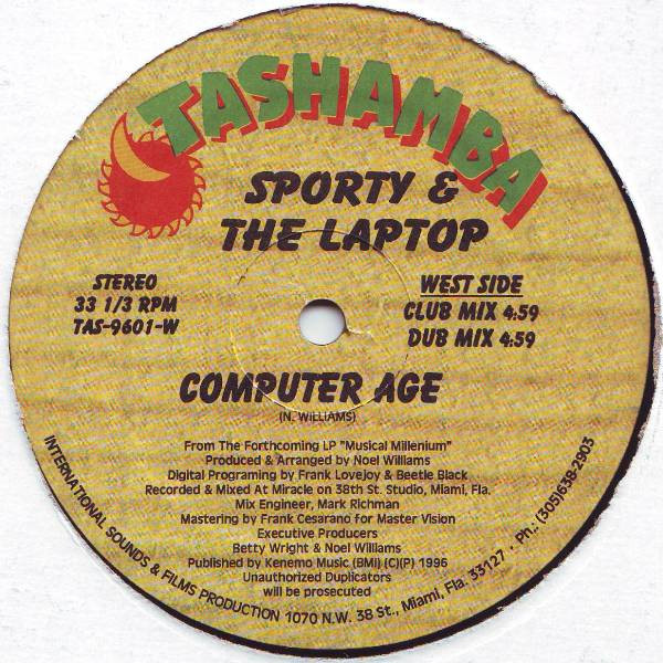 Sporty & The Laptop - Computer Age | Tashamba (TAS-9601) - 2 Sporty & The Laptop - Computer Age | Tashamba (TAS-9601) - 2