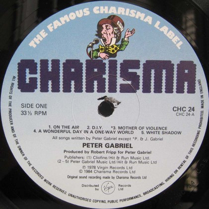 Peter Gabriel - Peter Gabriel | Charisma (CHC 24) - 3