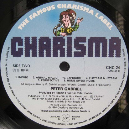 Peter Gabriel - Peter Gabriel | Charisma (CHC 24) - 4