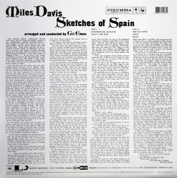 Miles Davis - Sketches Of Spain | Columbia (88875111931)
