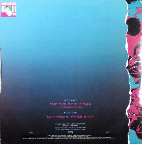Jeff Wayne / Ben Liebrand - The Eve Of The War (Ben Liebrand Remix) | CBS (655126 6) - 2